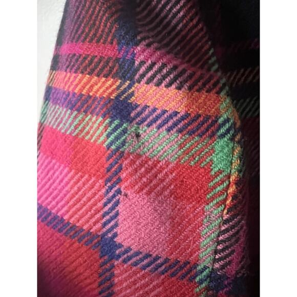 Lord & Taylor Pink Plaid Blazer with Gold Accents - Picture 6 of 6